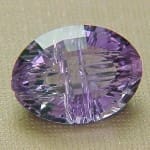 Amethyst Oval Fantasy Laser Cut 18x13mm 11.17crts