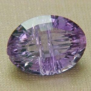 Amethyst Oval Fantasy Laser Cut 18x13mm 11.17crts