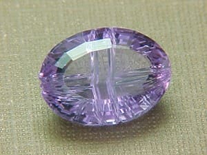 Amethyst Oval Fantasy Laser Cut 17.5x13mm 11.38crts
