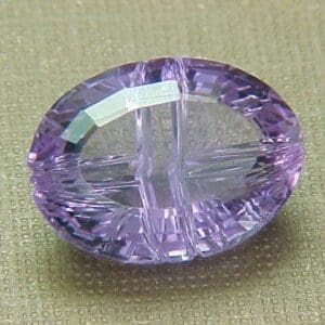 Amethyst Oval Fantasy Laser Cut 17.5x13mm 11.38crts
