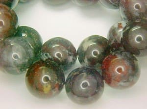 Bloodstone Bead Strand Round 15″ 16mm 760ctw