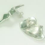 Phantom Half Mask 925 Silver Earrings