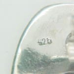 Phantom Half Mask 925 Silver Earrings