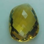 Citrine Fantasy Checker 29x20.5mm 41.20crts