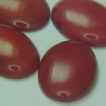 Coral Red Oval Cabochon 16x12mm (4 Pcs)