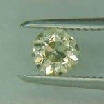 Diamond Yellow Round European Cut VS 4.2mm 0.30crts