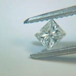 Diamond White Princess VS2 3x2.7mm 0.14crts