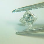 Diamond White Princess VS2 3x2.7mm 0.14crts