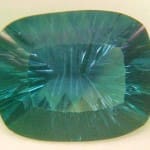 Fluorite Blue Purple Cushion 25x20mm 46.92crts