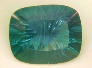 Fluorite Blue Purple Cushion 25x20mm 46.92crts