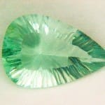 Fluorite Mint Pear 23.5x16mm 19.85crts