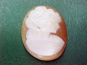Cameo Shell 30×21.4mm 16.98crts