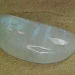 Moonstone Rainbow Cabochon Halfmoon 18.5x13mm 23.70crts