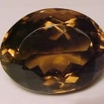 Quartz Smoky Oval 34x26.5 105crts