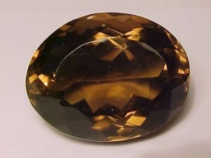 Quartz Smoky Oval 34×26.5 105crts