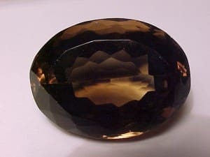 Quartz Smoky Oval Cut 33×24.5mm 86crts