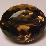 Quartz Smoky Oval 29.5x20mm 51.5crts