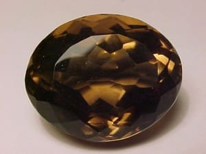 Quartz Smoky Oval 29.5x20mm 51.5crts