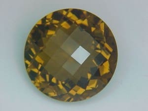 Quartz Brandy Checker Round 8mm 18.54crts