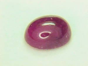 Ruby Oval Cabochon 9x7mm 3.11crts