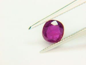 Ruby Cushion 5mm 0.75crts