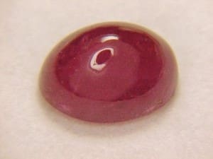 Ruby Oval Cabochon 8x6mm 2.50crts