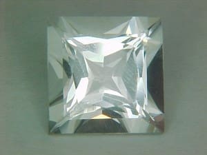 Quartz Clear Princess Cut 16mm 17.56crts