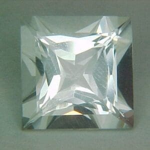 Quartz Clear Princess Cut 16mm 17.56crts