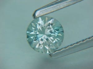 Zircon Blue Round 5mm 0.75crts