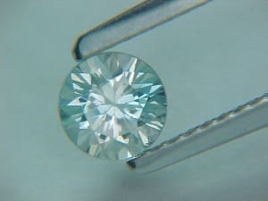 Zircon Blue Round 5mm 0.65crts