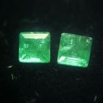 Emerald Square 3mm 0.28ctw (2 Pcs. Parcel)