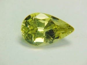 Chrysoberyl Pear 7×4.5mm 0.76 Carats