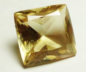 Sunstone Golden Princess Cut 16mm 15.30crts