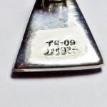 Vintage Triangle Black Onyx Mexican Silver 925 Earrings