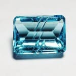 Topaz Blue Fancy Emerald Cut 15x11.5mm 13.95crts