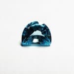 Topaz Blue Half Oval D Cut 9x7mm 2.50Crts