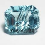 Topaz Blue Fancy Emerald Cut 10x8mm 3.68Crts