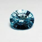Topaz Blue Fancy Oval Vortex 12x10mm 5.70crts