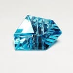 Topaz Blue Fancy Abstract 15x12mm 7.02crts