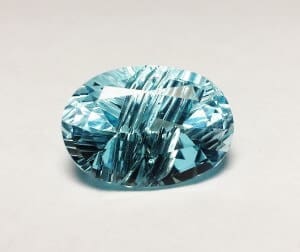 Topaz Blue Fancy Oval 14x10mm 7.36crts