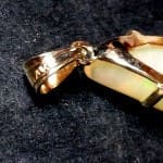 Ethiopian 3.20 crts Opal 14kt Freeform Pendant