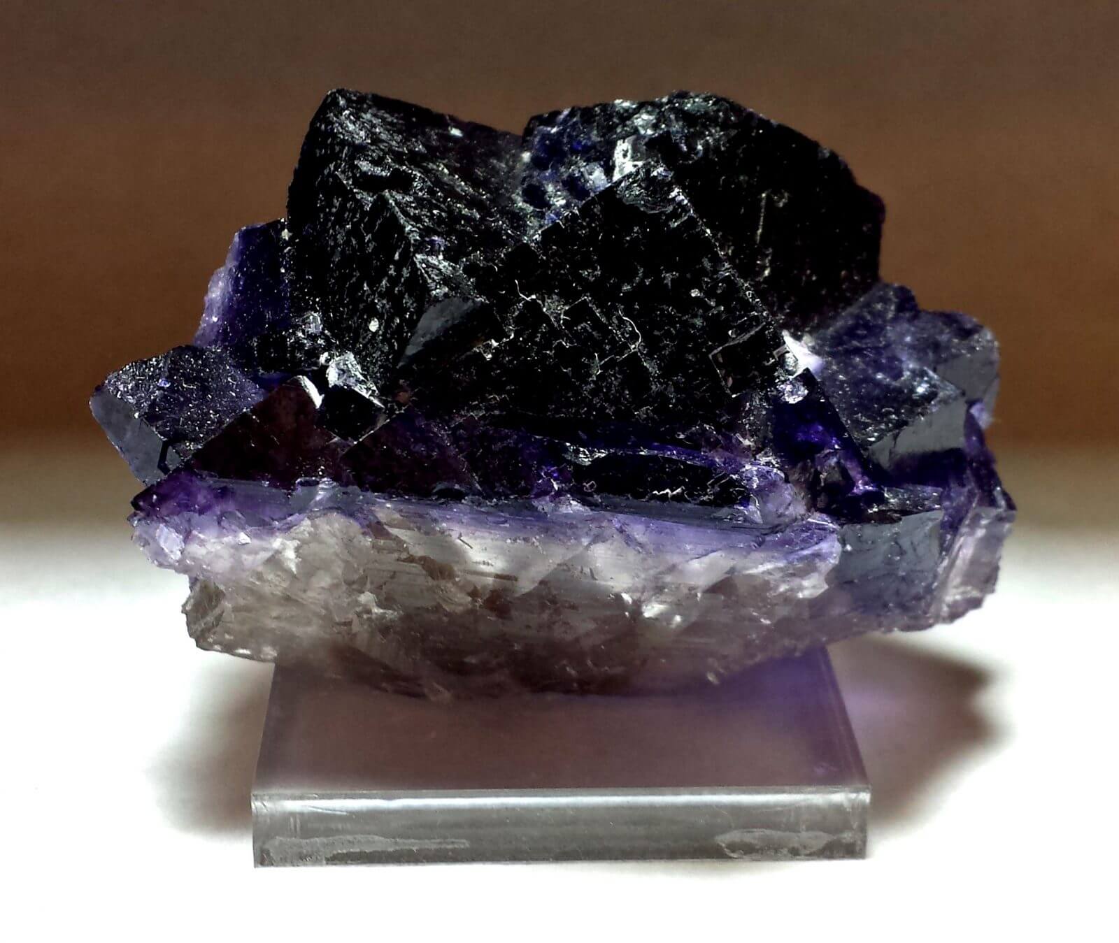Fluorite Purple Bi-Color Rough Specimen 22.5"x1.33" 485crts