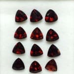 Garnet Trillion 5mm (12 Pcs Parcel)