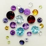 Semiprecious Mixed Faceted Round (24 Pcs)