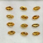 Citrine Marquise 5x2.5mm (12 Pcs)