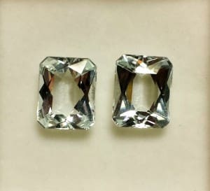 Aquamarine Cushion 10x8mm 5.60ctw (2 Pcs. Parcel)
