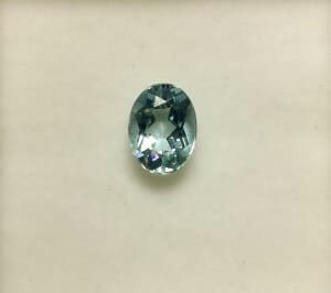 Aquamarine Oval 8X6mm 1.22crts