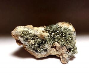 Pyrite & Quartz in Host Rock 3.5″x2.5″ 815Crts