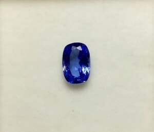 Tanzanite Cushion Cut 7.5x5mm 1.06crts