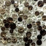 Quartz Mixed Round Smoky Clear Champagne Chocolate (50Pcs)
